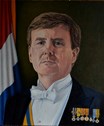 ZM Koning Willem-Alexander, olieverf op doek, 60 x 70 cm, agdj’13