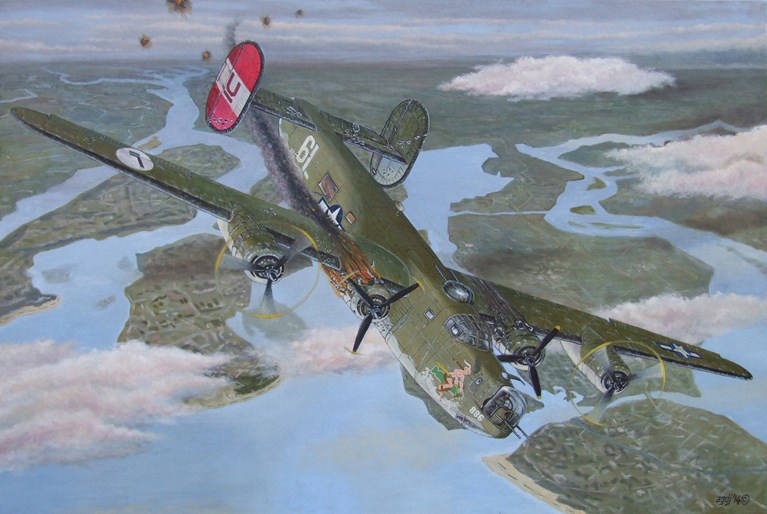The Feathered Injun, oil painting on canvas, 80 x 120 cm, agdj’14Copyright