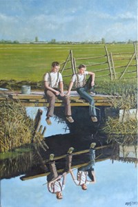 Polderjongens, 40 x 60cm, agdj’13Copyright©