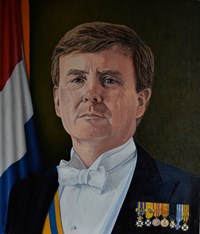 ZM Koning Willem Alexander, 60 x 70cm, agdj’13Copyright