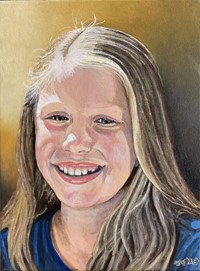 Ilze, olieverf op linnen, 30 x 40 cm, agdj’22Copyright