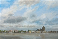 Dordrecht, olieverf op doek, 60 x 90 cm, agdj’07Copyright