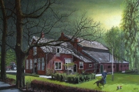 Hoeve Adolf, Hoofddorp, agdj’11, olieverf op linnen, 60 x 90 cm.